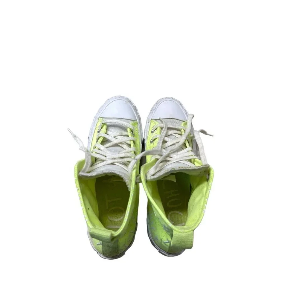 Converse Unt1tl3d Youth Sz 6 W8 Sneakers Not A Chuck All Star Hi Green Volt